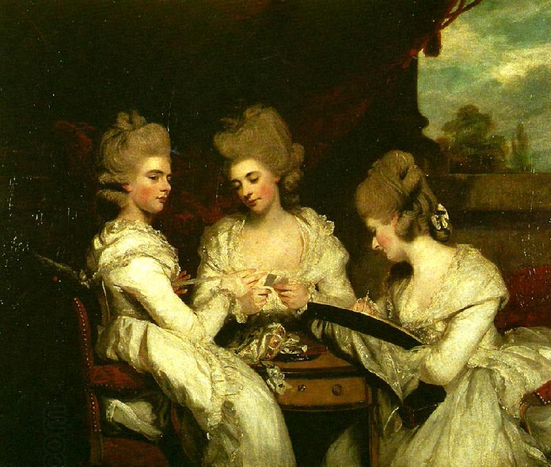 Sir Joshua Reynolds the ladies waldegrave China oil painting art